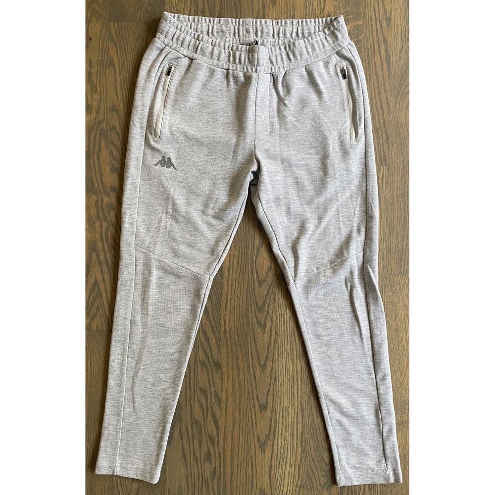 Kappa Sweatpants Track Joggers Men Size Medium Gray
